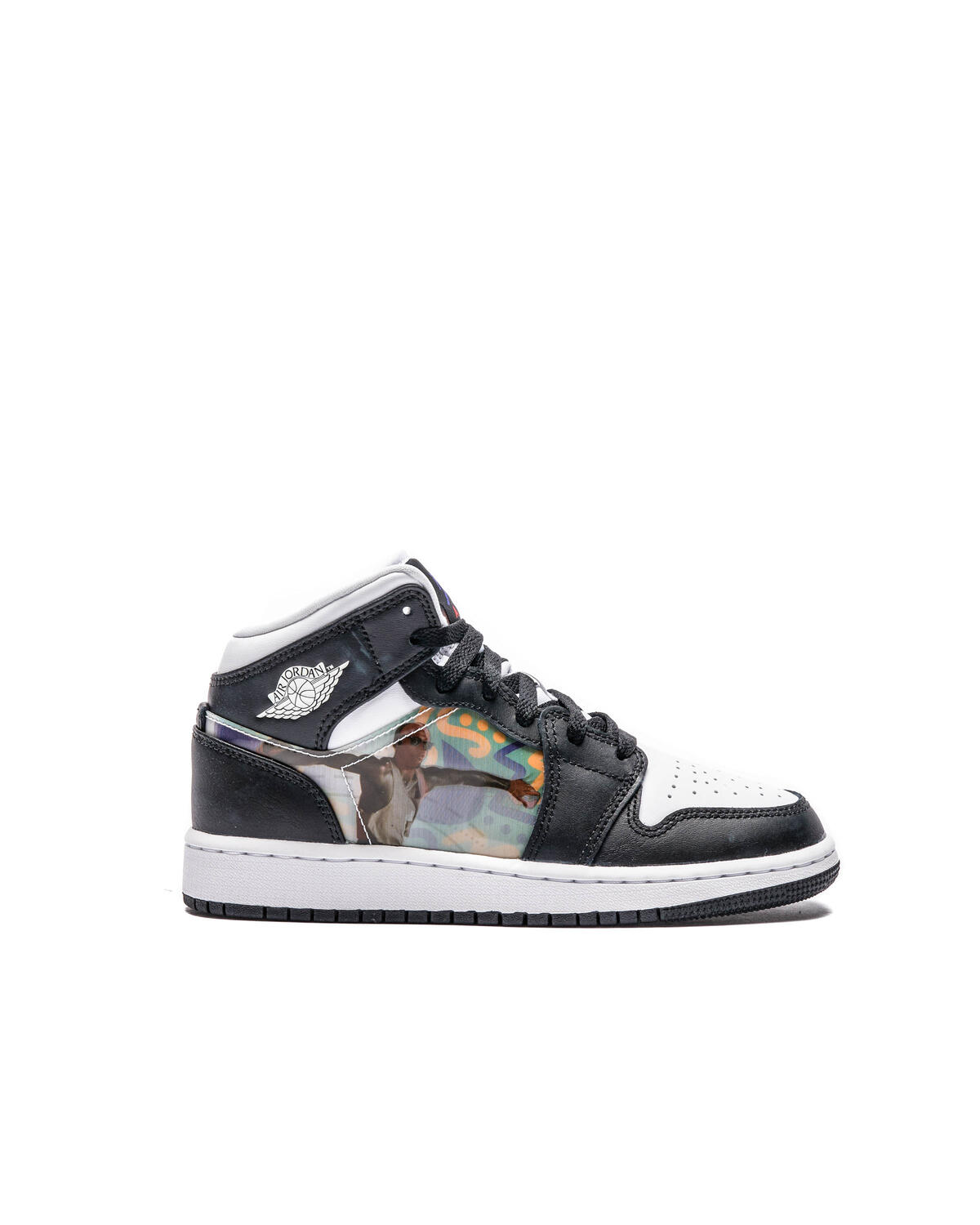 Air jordan 1 hot sale mid gs black